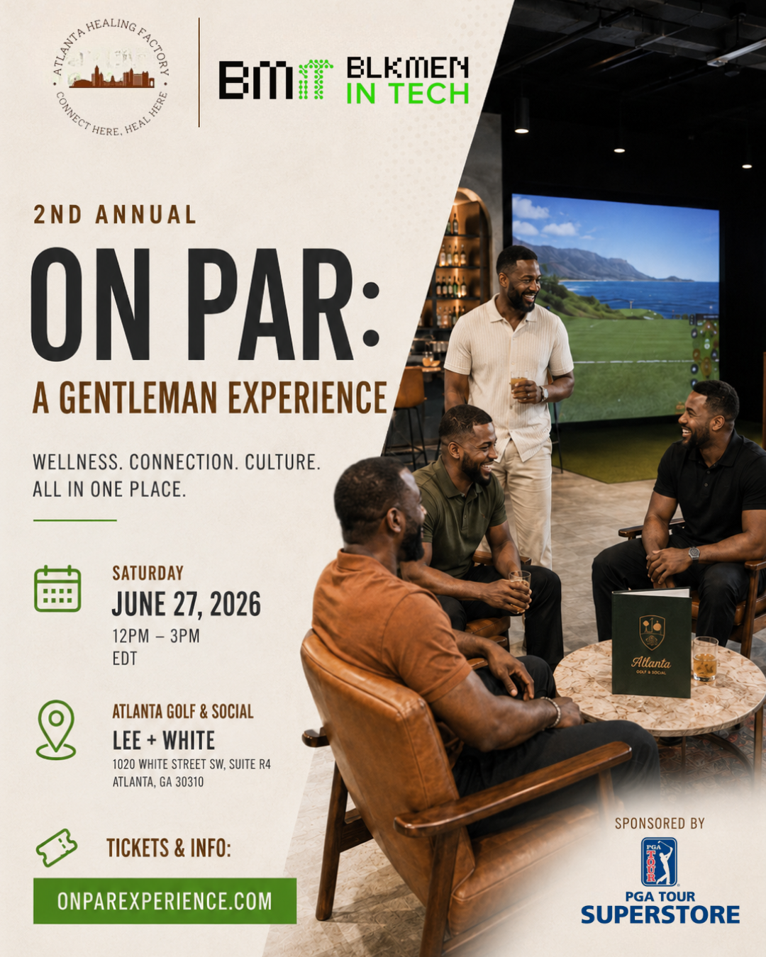 2nd Annual On Par event flyer